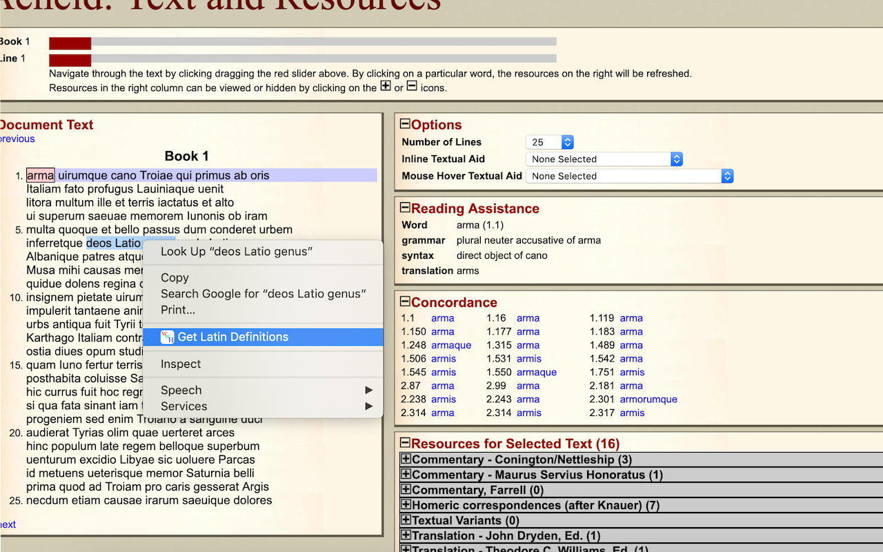 Whitaker's Words Helper截图3