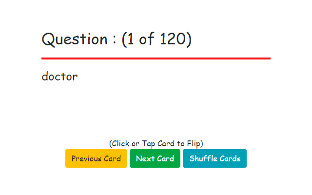 Basic French Flashcards截图2