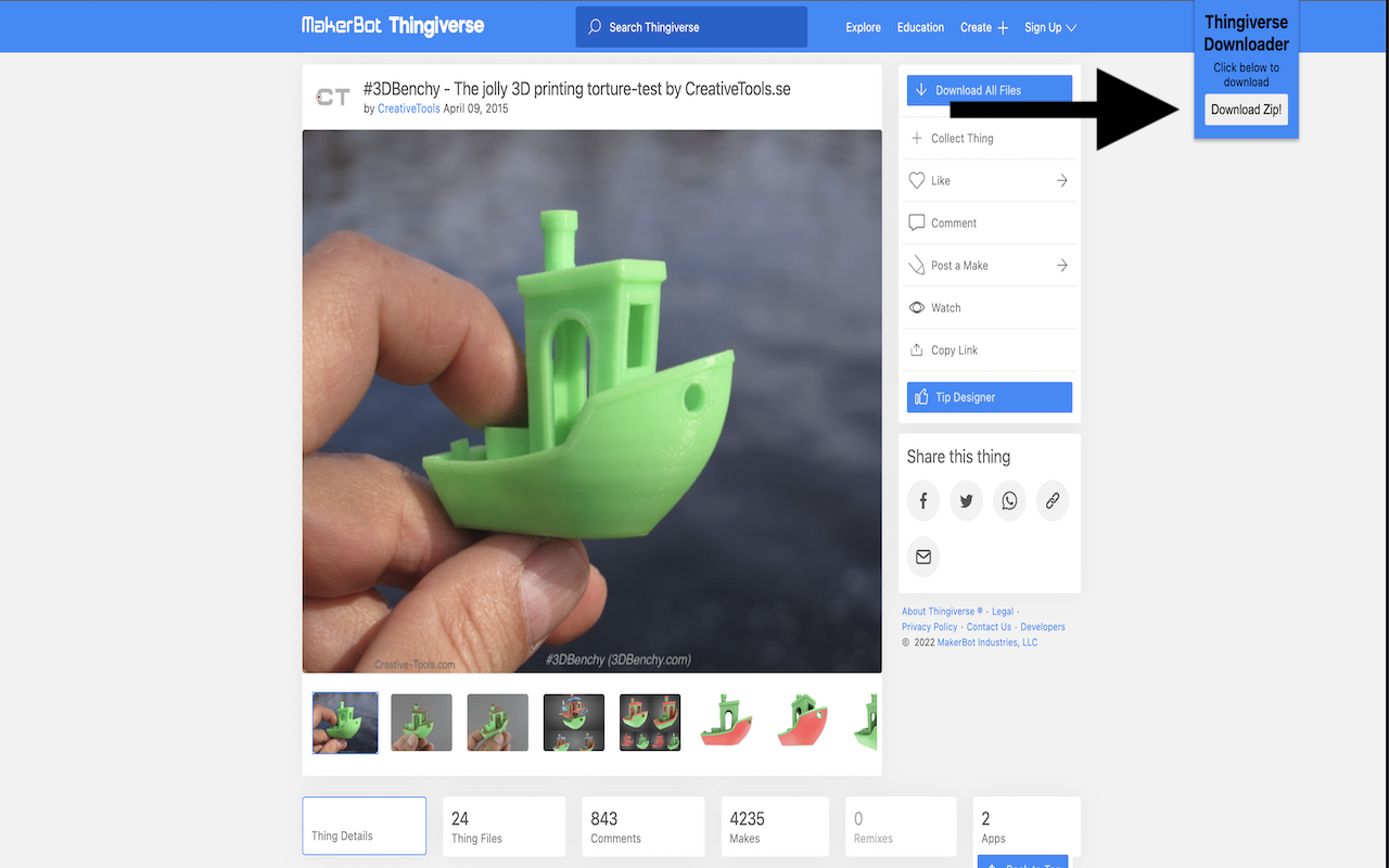 Thingiverse Downloader截图1