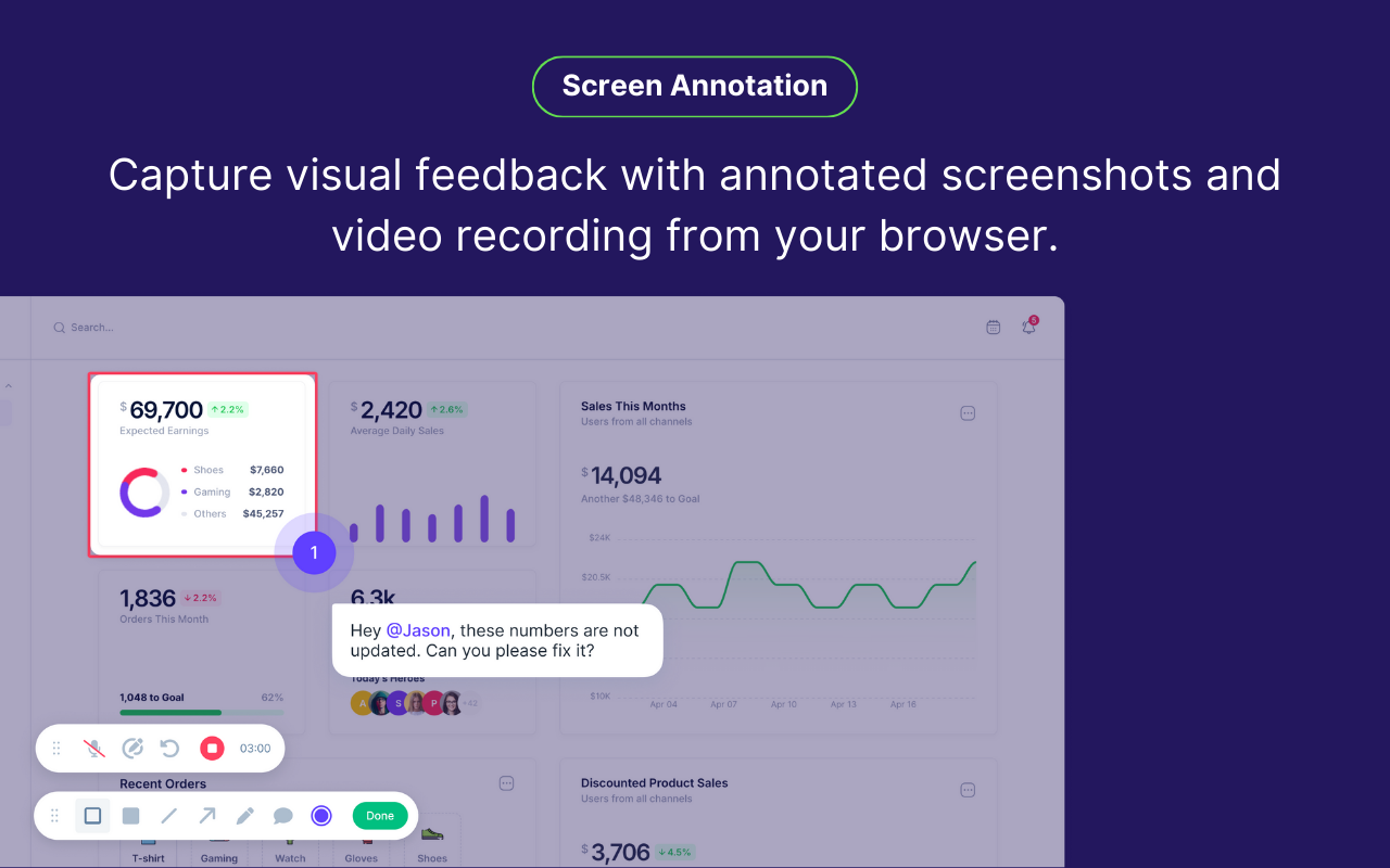 Userback: Visual Feedback & Bug Reporting截图3