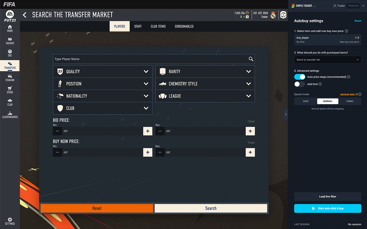 EA FC Sniping Bot & Autobuyer (FUT Simple Trader)截图1
