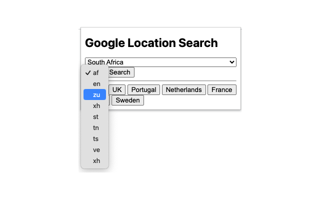 Google Search Location Changer截图1