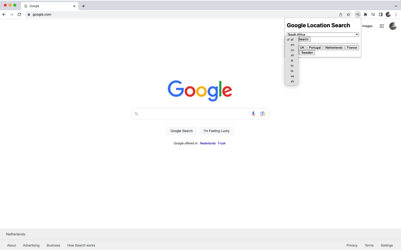 Google Search Location Changer截图2