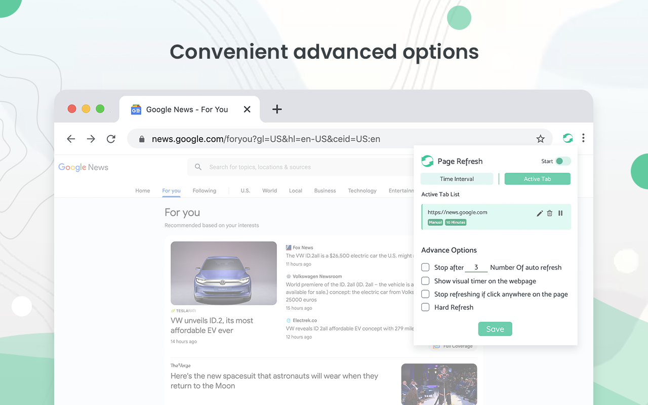 Auto Refresh & Page Monitor截图2
