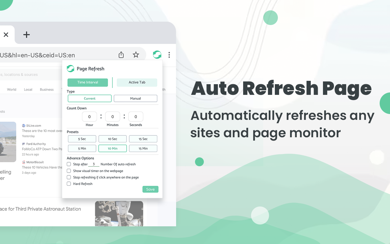 Auto Refresh & Page Monitor截图3