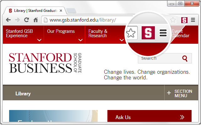 Stanford GSB Library Chrome Extension截图1