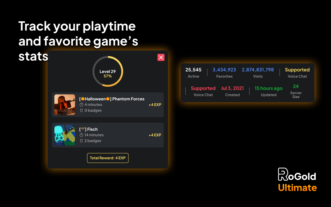 RoGold Ultimate - Roblox Enhancer截图4