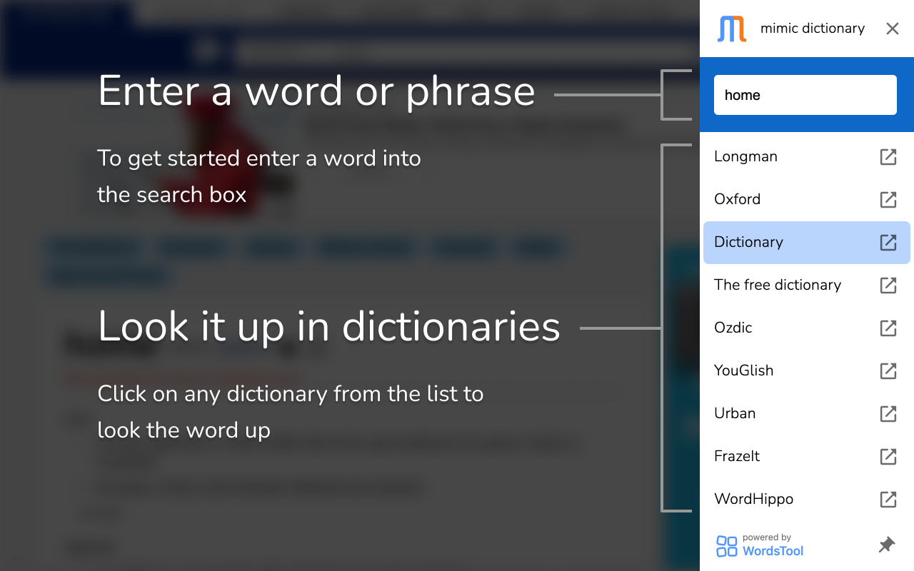 Mimic dictionary截图2