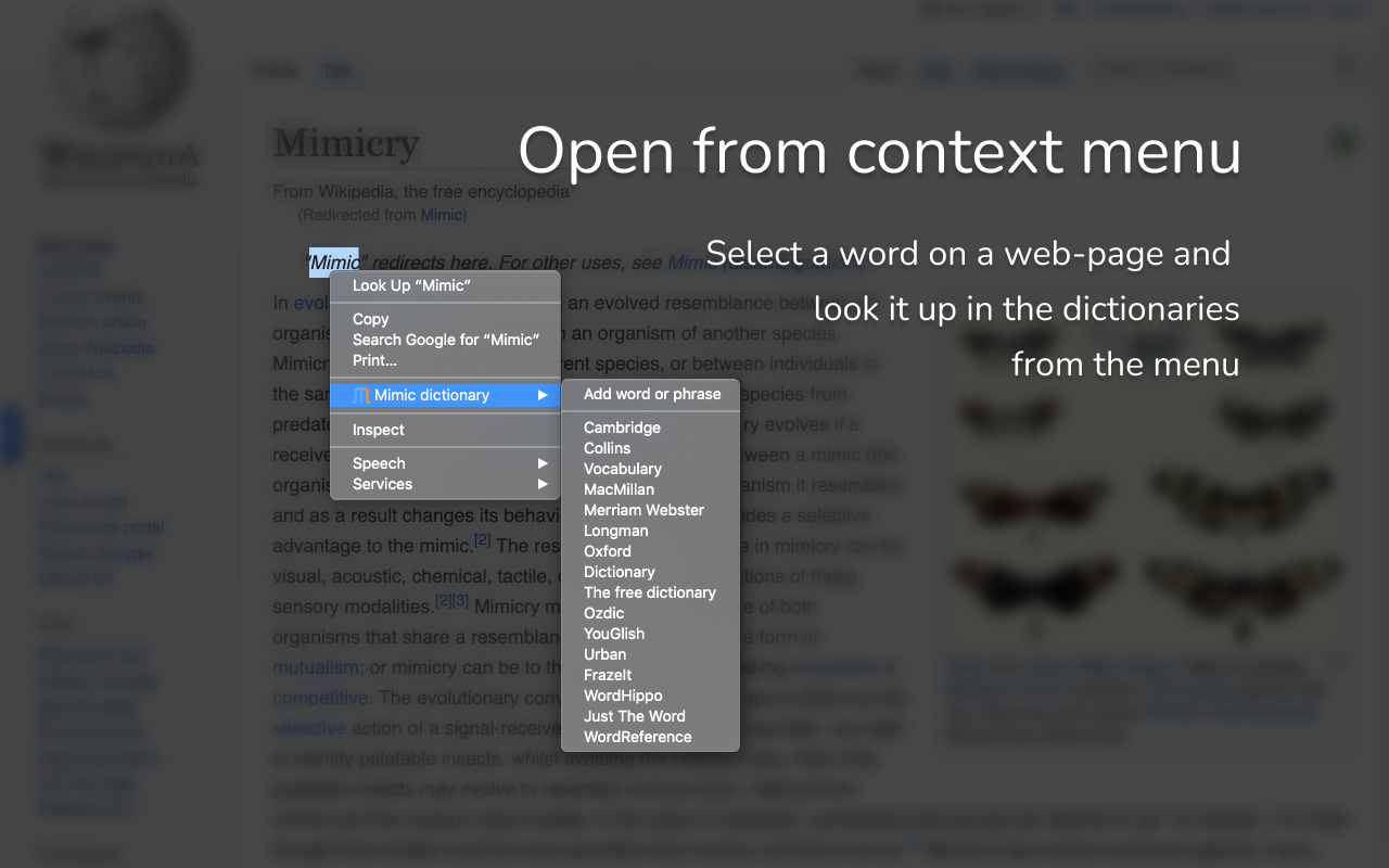 Mimic dictionary截图3