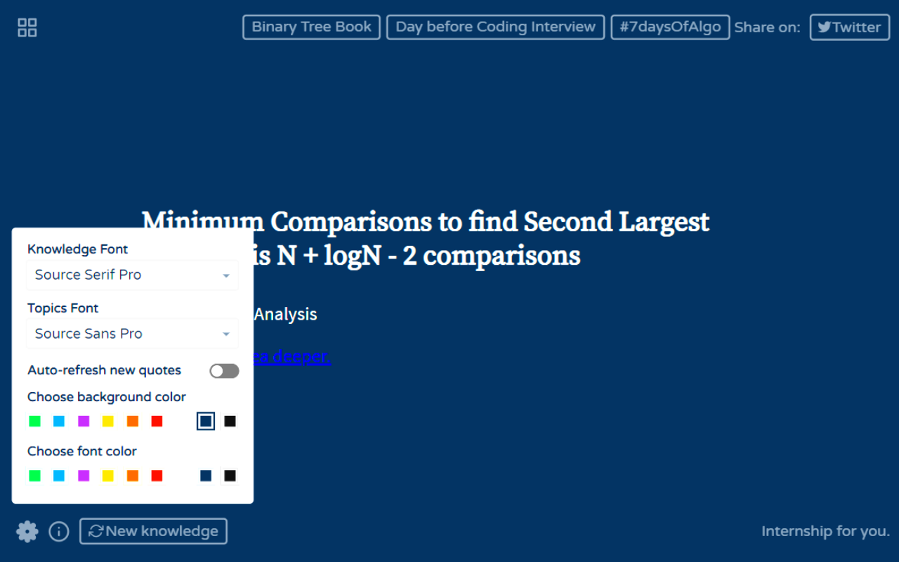 Coding Interview New Tab截图1