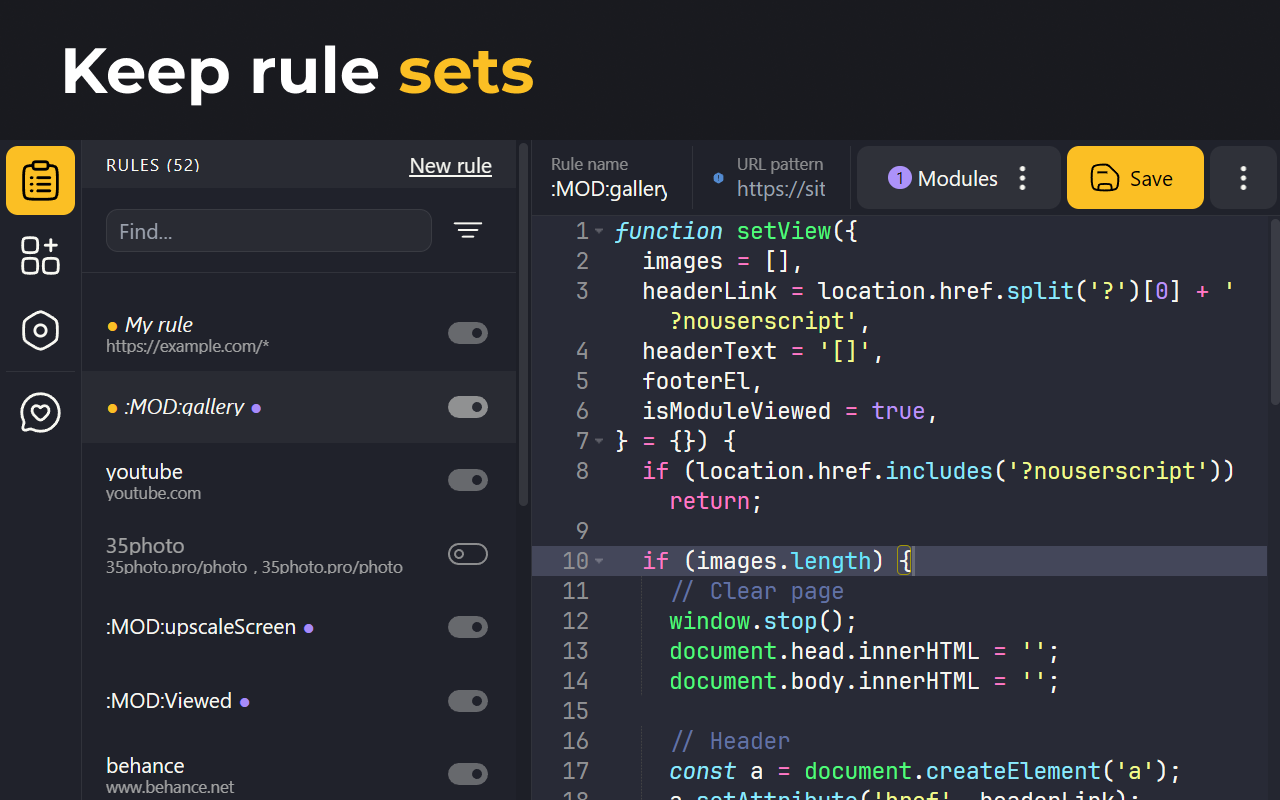 User JavaScript and CSS截图3