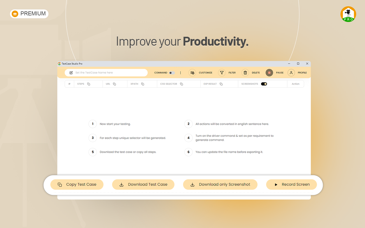 TestCase Studio Pro截图1