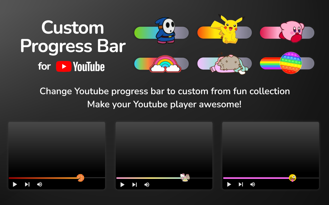 Custom Progress Bar for YouTube™截图4