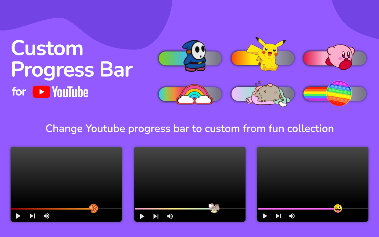 Custom Progress Bar for YouTube™截图5