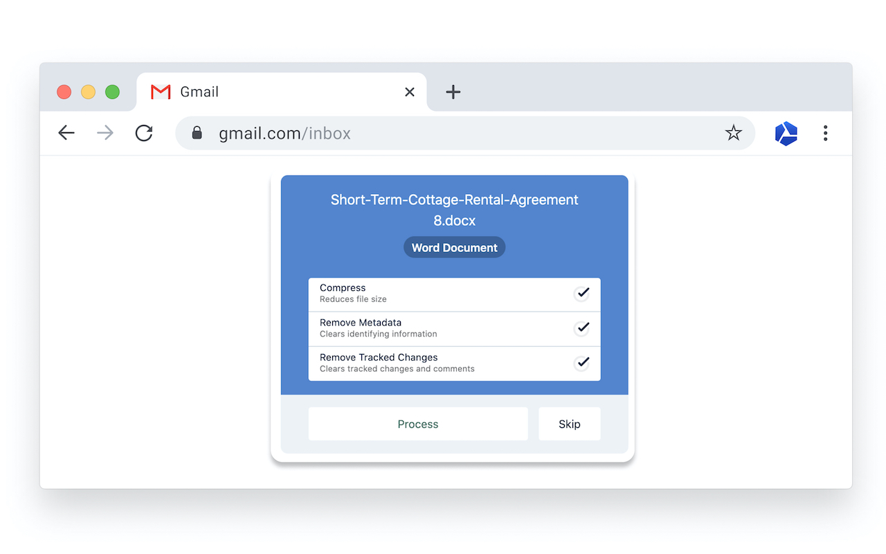 Attachment Metadata Removal for Gmail截图1