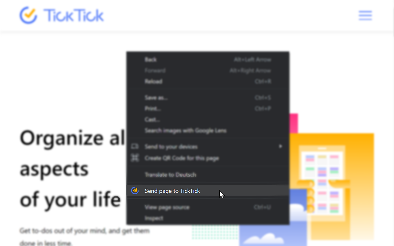 One-Click TickTick截图1