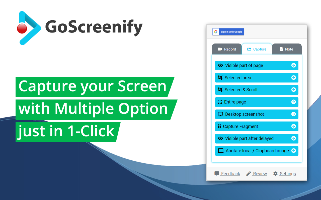 GoScreenify- Screen Recorder + Capture + Note截图1
