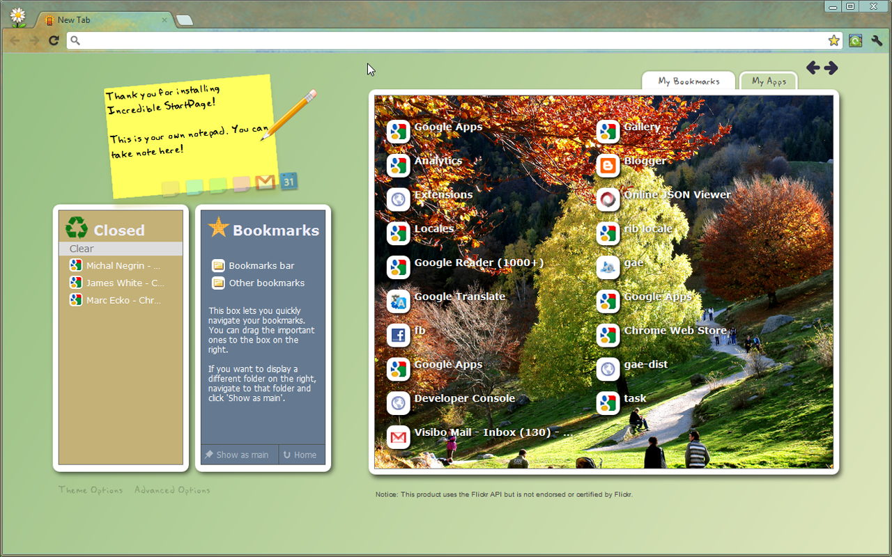 Incredible StartPage - Productive Start Page截图3
