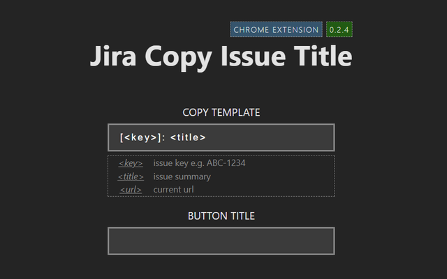 Jira Copy Issue Title截图1