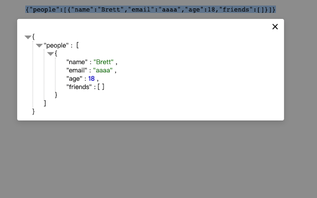 JSON Formatter In Modal截图3