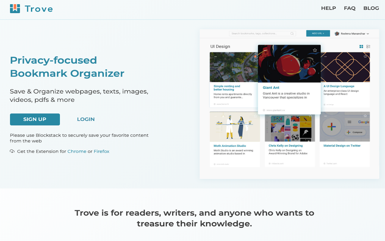 Trove Bookmarks截图1