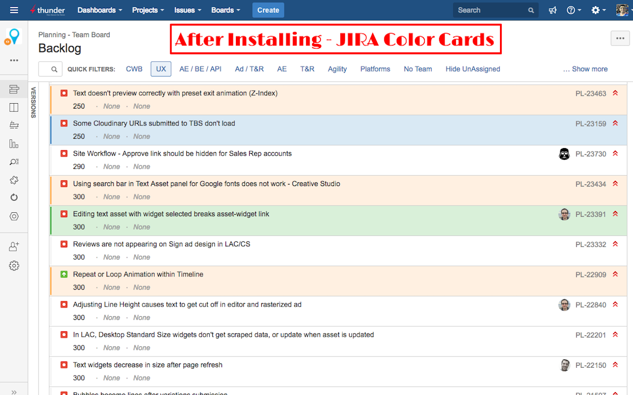 JIRA Color Cards截图1