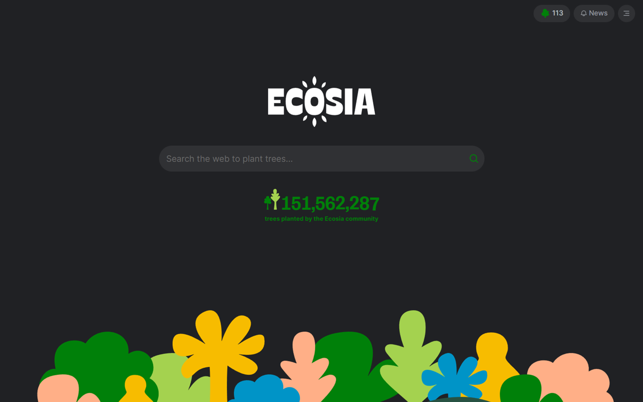 Ecosia Darkmode截图3