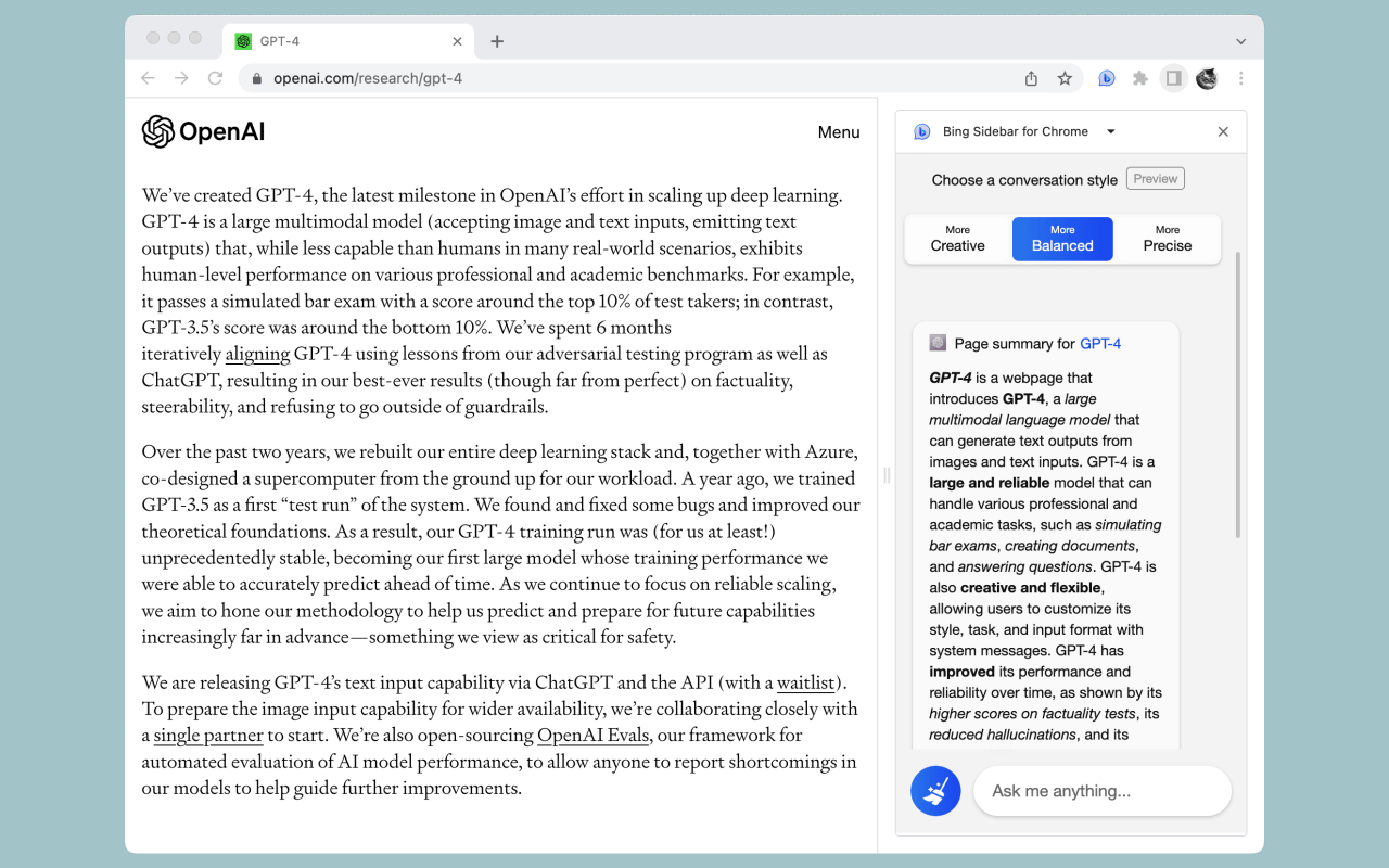 Copilot sidebar for Chrome截图1