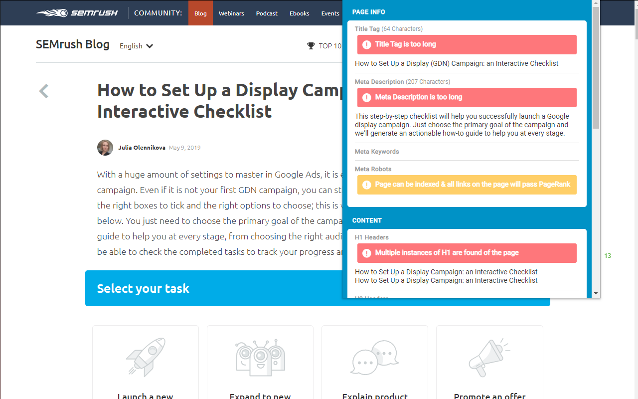 SEO Audit Tool (by tinkerEdge)截图1