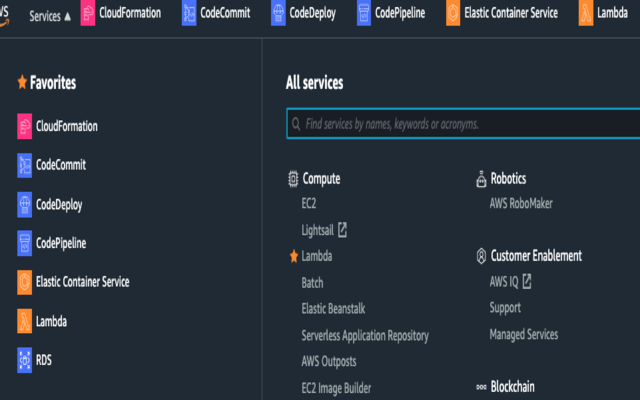 AWS Favorites To Pins截图2