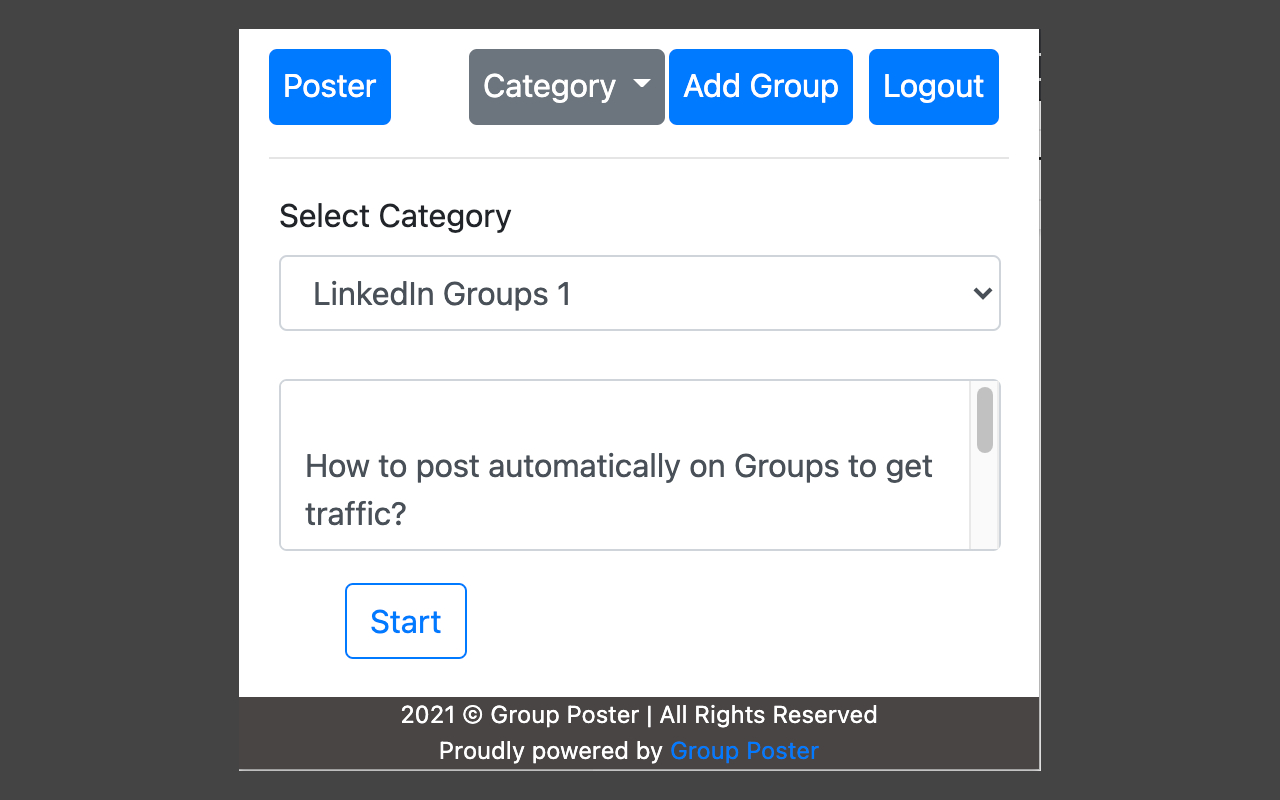GP - LinkedIn & Facebook Groups Auto Poster截图5