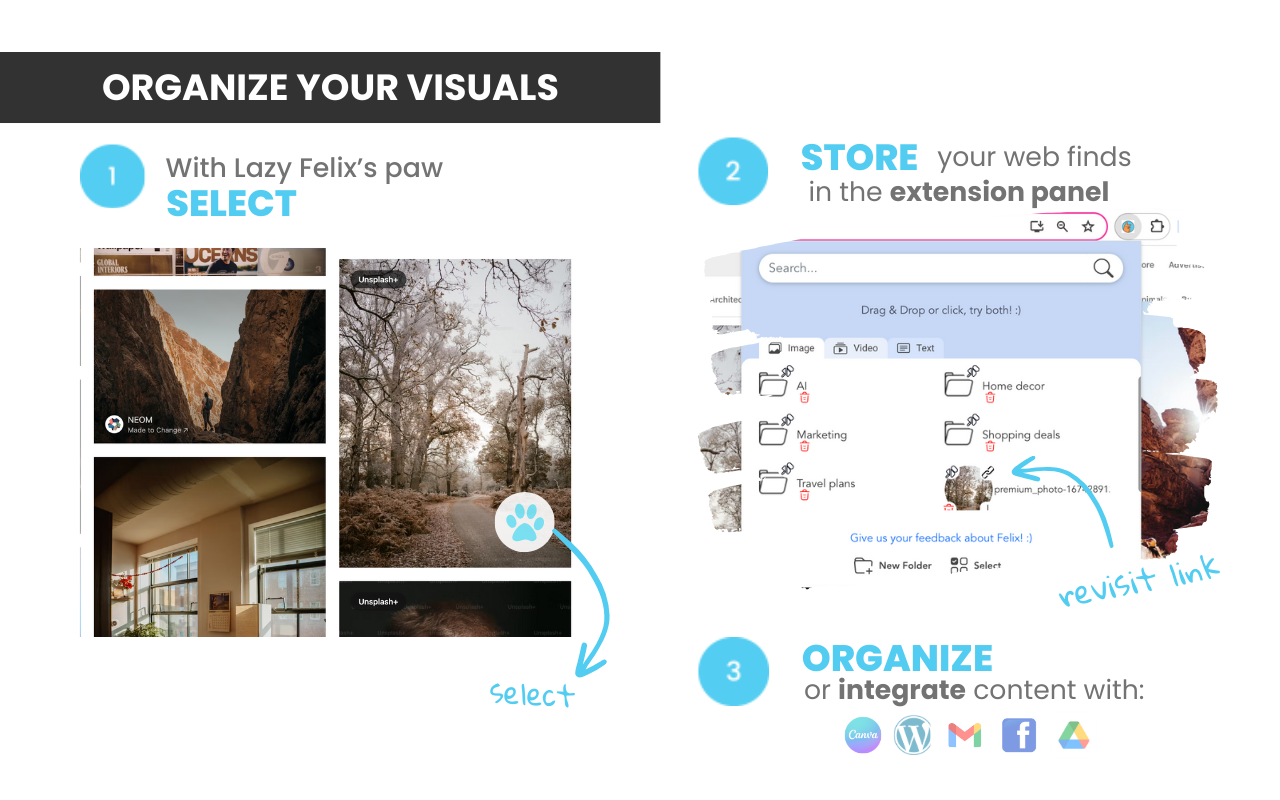 Lazy Felix - Visual Bookmarking截图3
