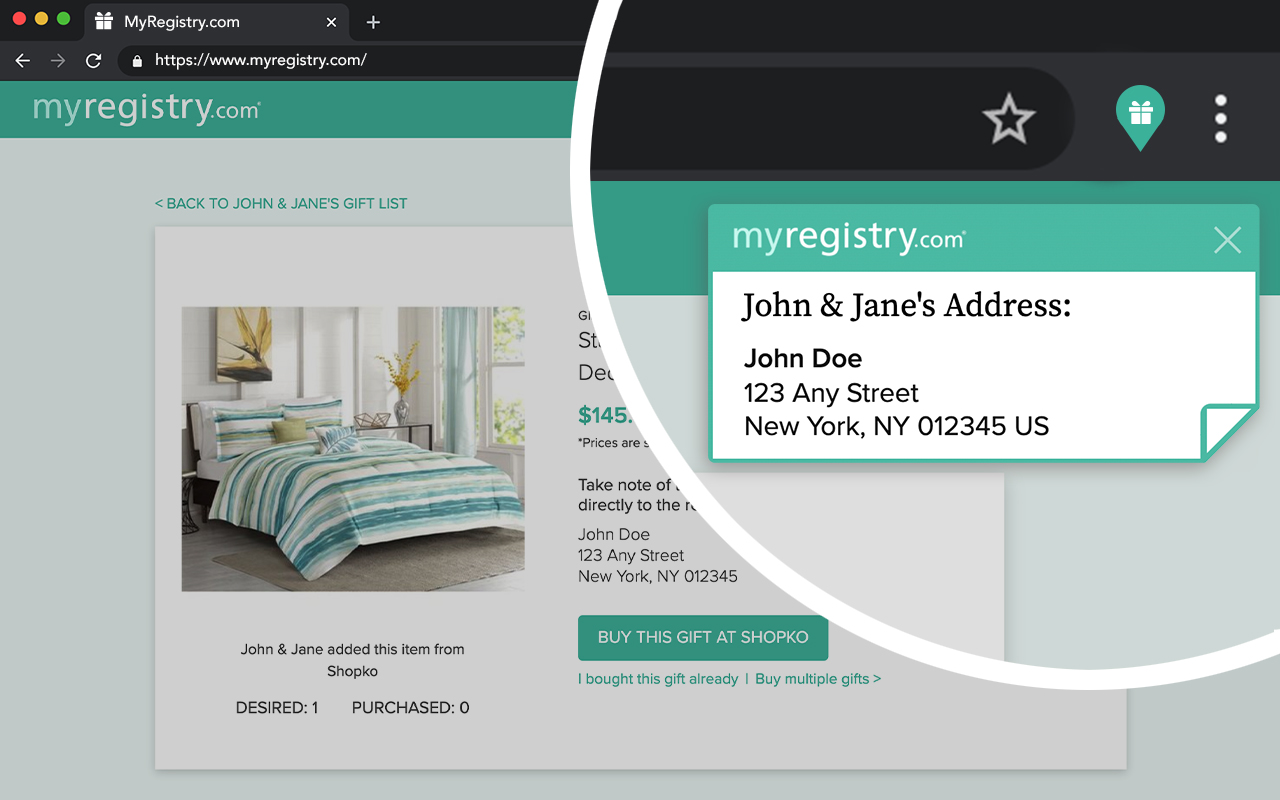 MyRegistry Shipping Address Assist截图3