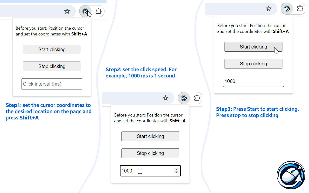 Clicker (Browser Click Simulator)截图1
