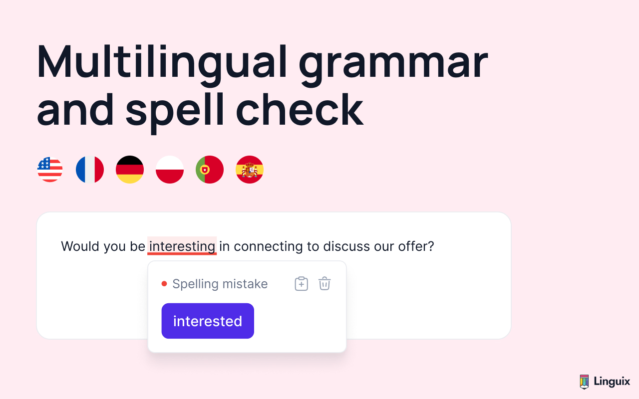 Linguix 语法和拼写检查器截图3