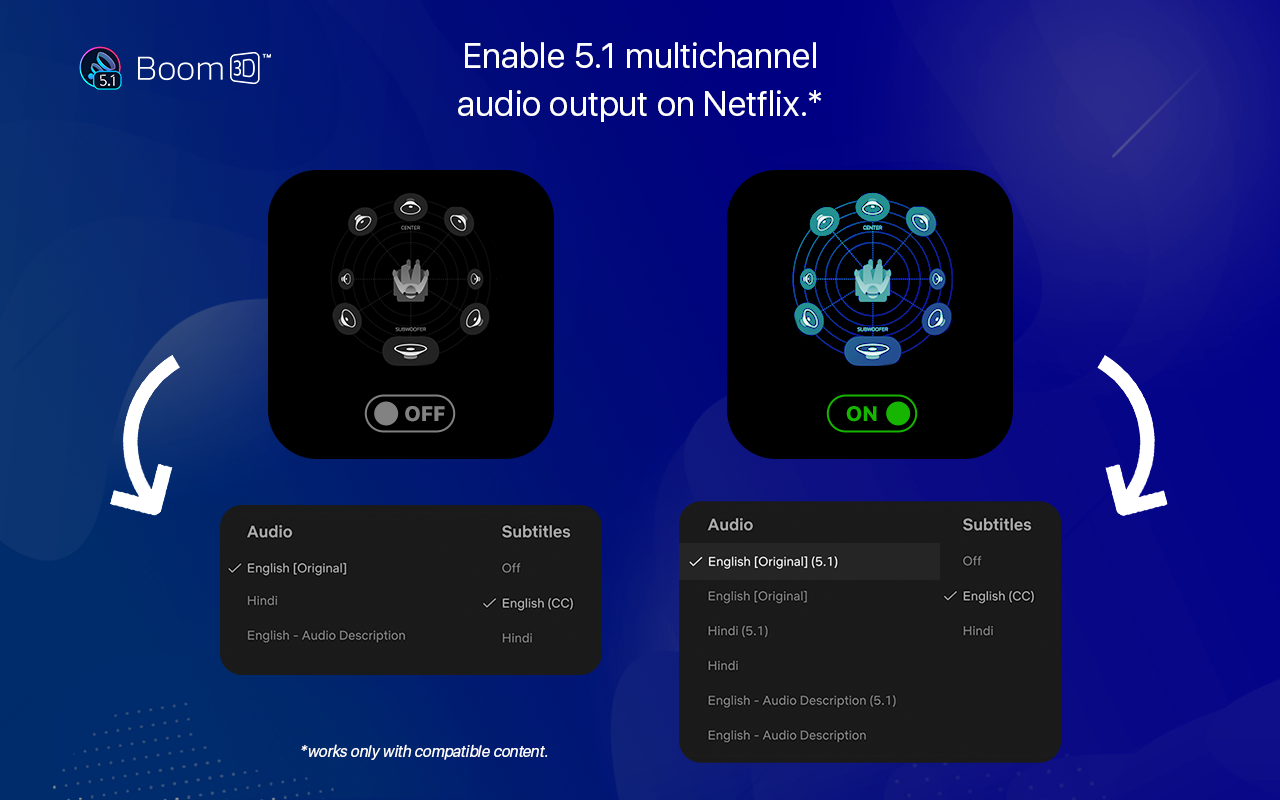 Boom3D 5.1 Surround for Netflix截图2