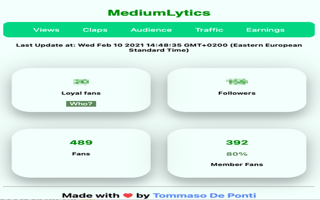 MediumLytics - Awesome Medium Stats截图5