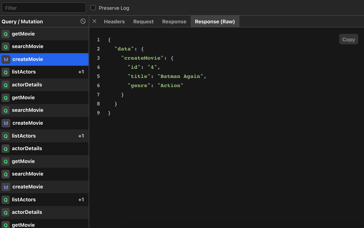 GraphQL Network Inspector截图1