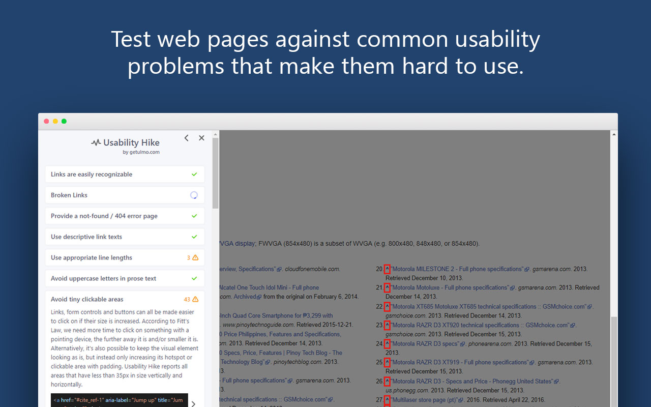 Usability Hike: Find usability problems截图1