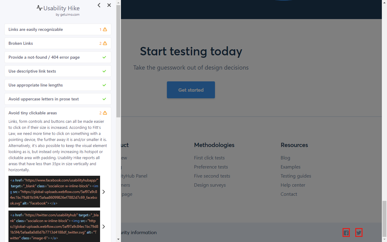 Usability Hike: Find usability problems截图2