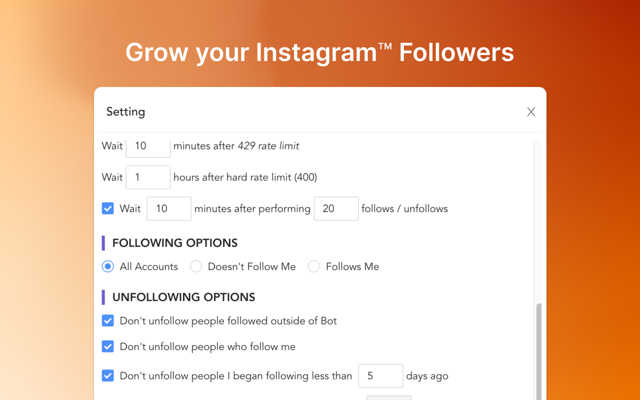 Automation Bot for Instagram截图1
