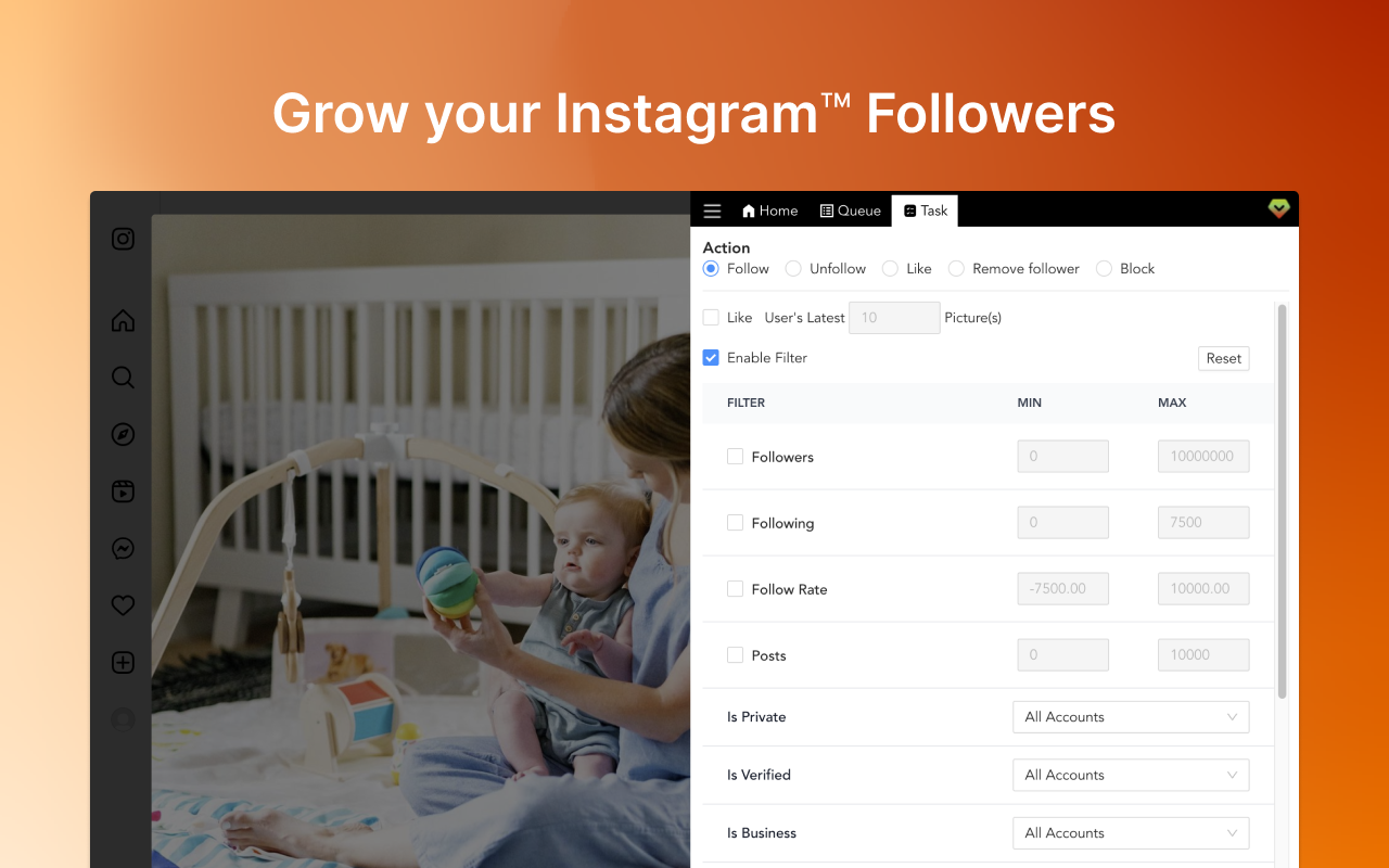 Automation Bot for Instagram截图3