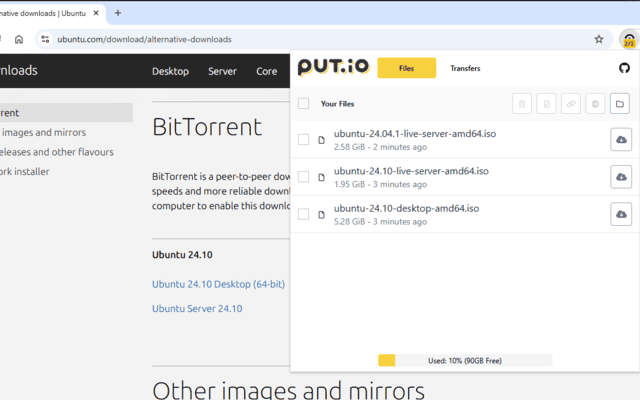 simple put.io截图2