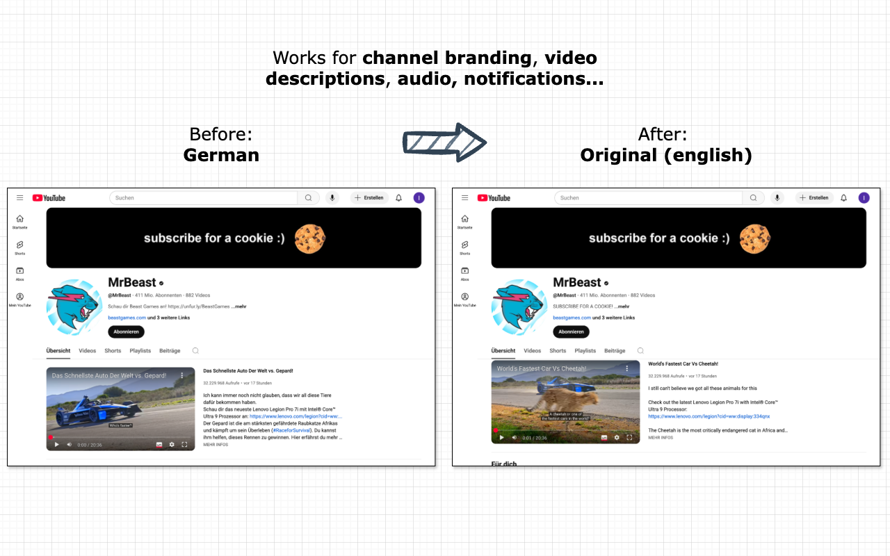 YouTube Anti Translate截图5