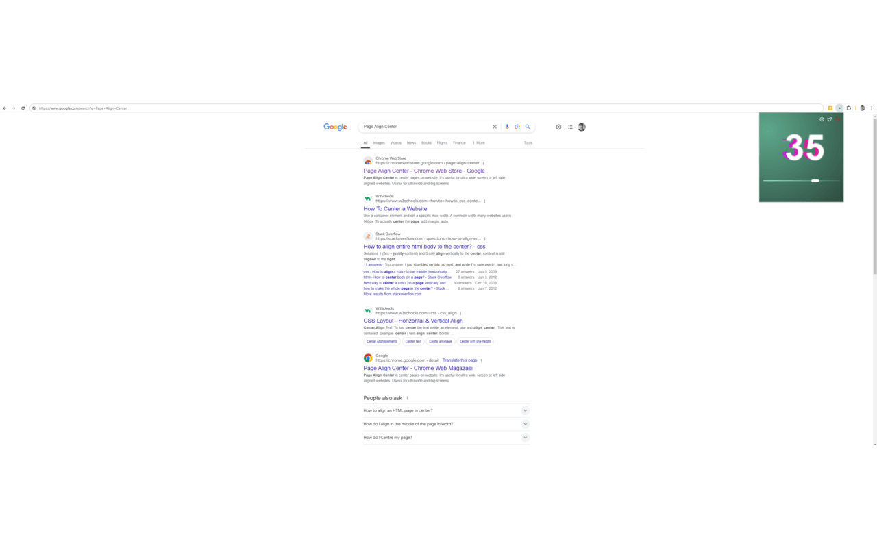 Page Align Center截图2