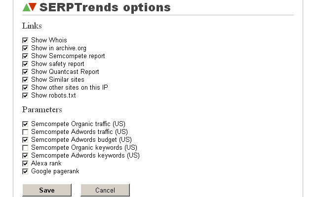 SERPTrends SEO Extension截图2