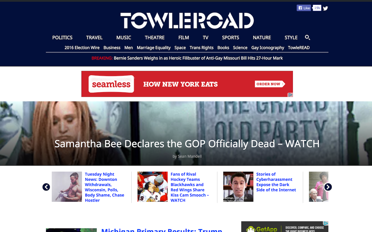 Towleroad - Gay News, LGBT News截图2