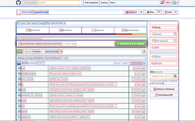 Pesticide for Chrome (without hover bar)截图1