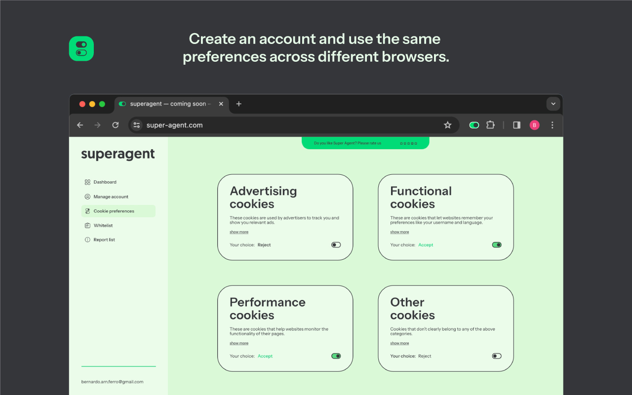 superagent - Automatic cookie consent截图3