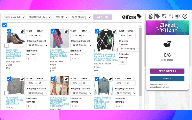 ClosetWitch | Poshmark Magic截图5